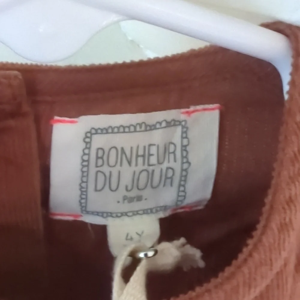 Bonheur du Jour | Embroidered Micro Cord Dress